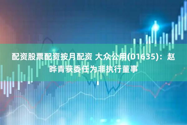 配资股票配资按月配资 大众公用(01635)：赵晔青获委任为非执行董事