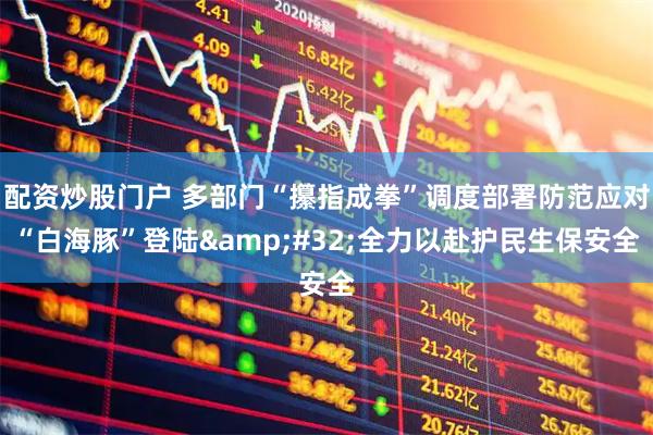 配资炒股门户 多部门“攥指成拳”调度部署防范应对“白海豚”登陆 全力以赴护民生保安全